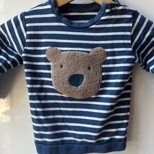 m&s bear sweater 24m